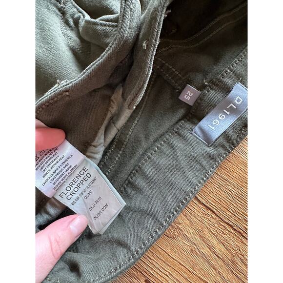 DL1961 Florence Cropped Mid Rise Instascuplt Skinny Jeans Size 25 - Picture 3 of 6